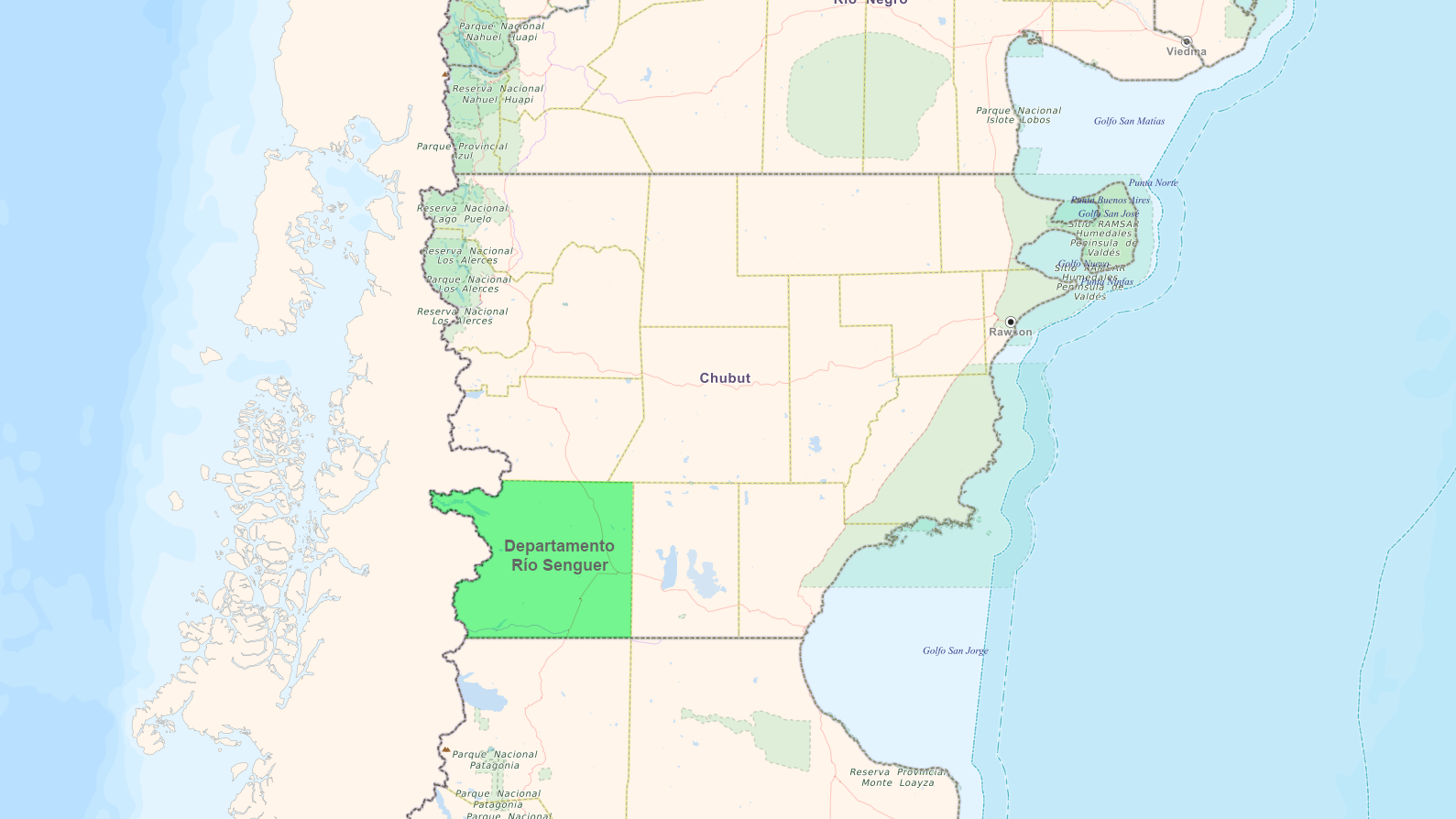 Chubut 0 - Río Senguer