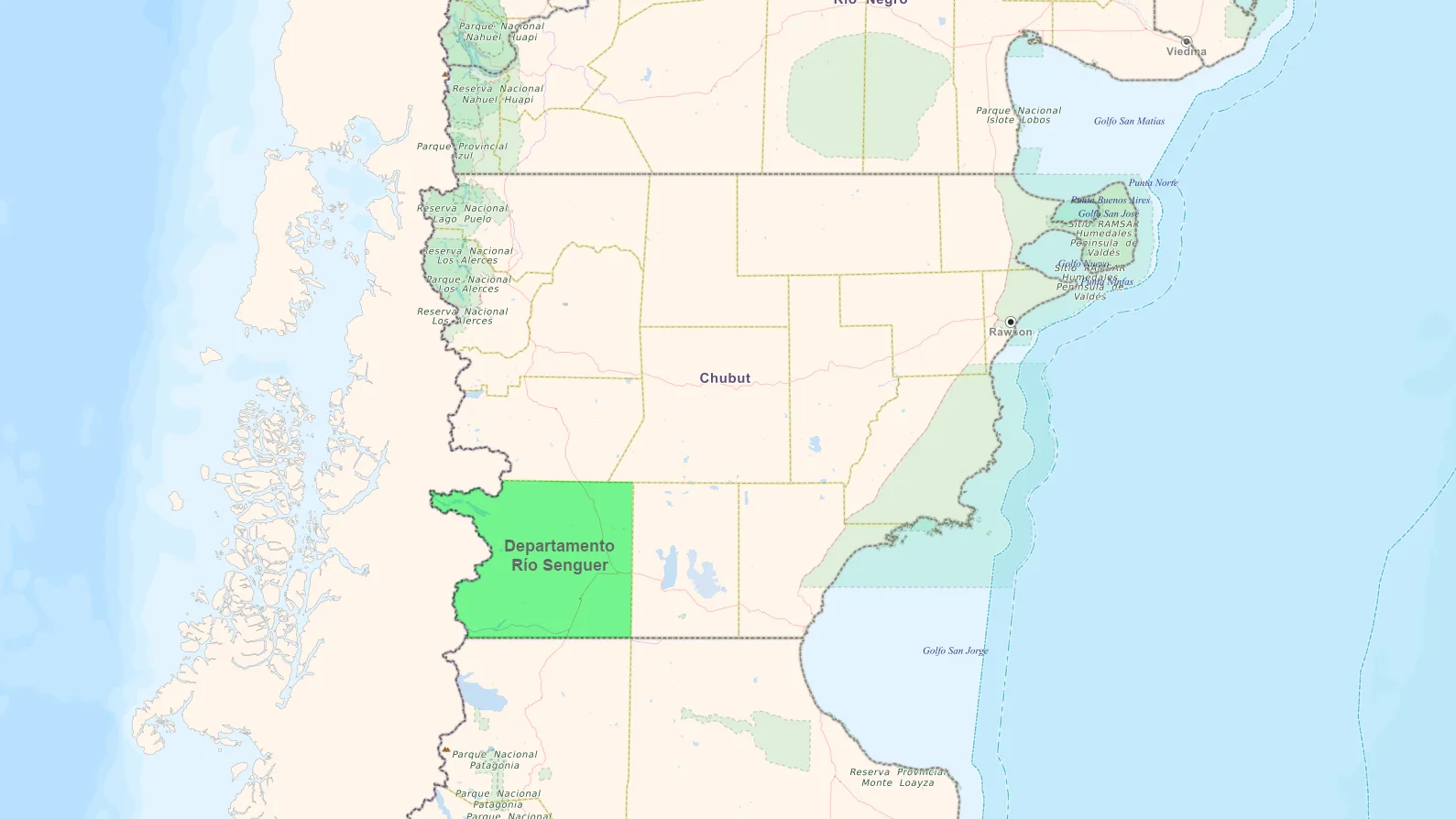 Chubut 0 - Río Senguer